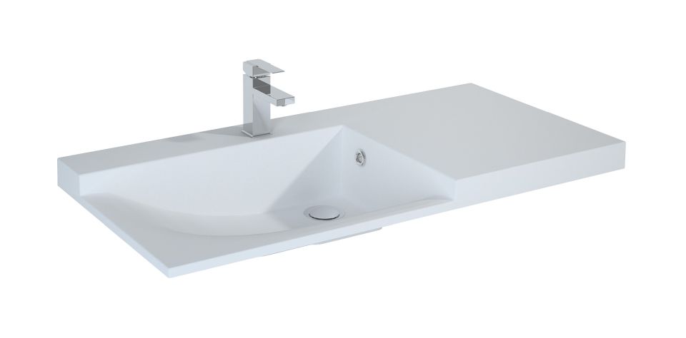 Elita Metis lavabo 92x50 cm rectangular para mueble blanco RE040900098060