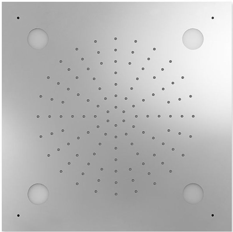 Tres Exclusive ducha con efecto lluvia 50x50 cm cuadrada cromo 299.962.01