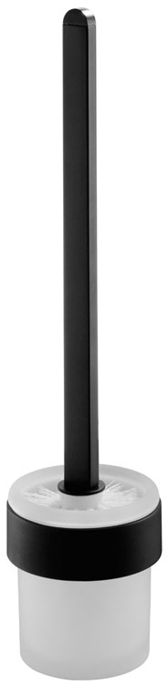 BISK Futura black escobilla de baño atornillado cristal-negro 02958