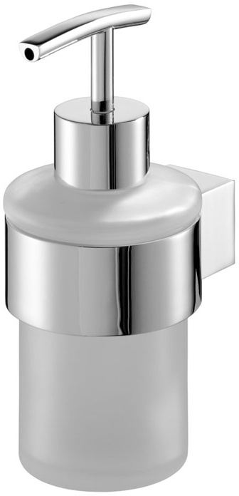 BISK Futura silver dispensador de jabón 150 ml cromo-vidrio 02981