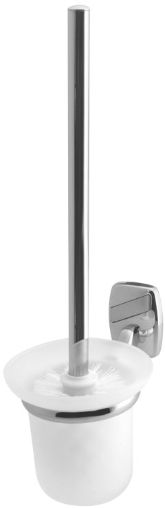 BISK Oregon escobilla de baño atornillado cromo-cristal 79716