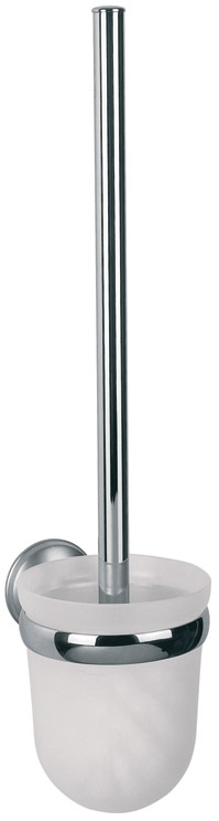 BISK Dakota escobilla de baño atornillado cromo-cristal-satinado 71750