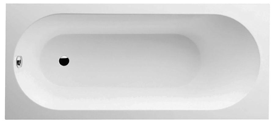 Villeroy & Boch Oberon bañera rectangular 160x75 cm blanco UBQ160OBE2V-01