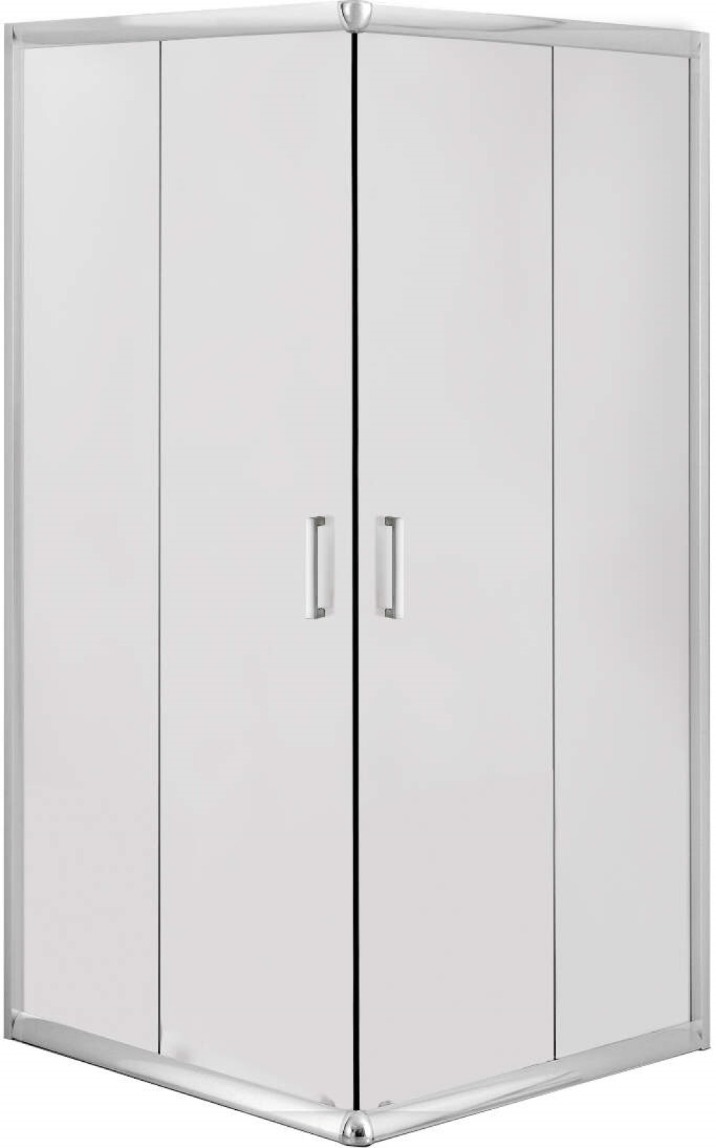 Deante Funkia cabina de ducha 90x90 cm cuadrada cromo brillo/vidrio mateado KYC_641K