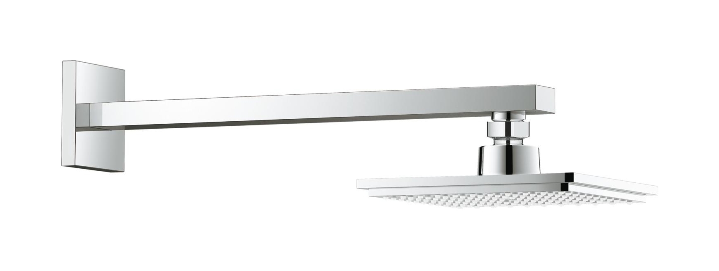 Grohe Euphoria Cube ducha con efecto lluvia 15.2x15.2 cm cuadrada StarLight Chrome 26073000