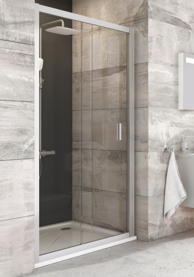 Ravak Blix puerta de ducha 110 cm corredera blanco brillante/vidrio transparente 0PVD0100Z1