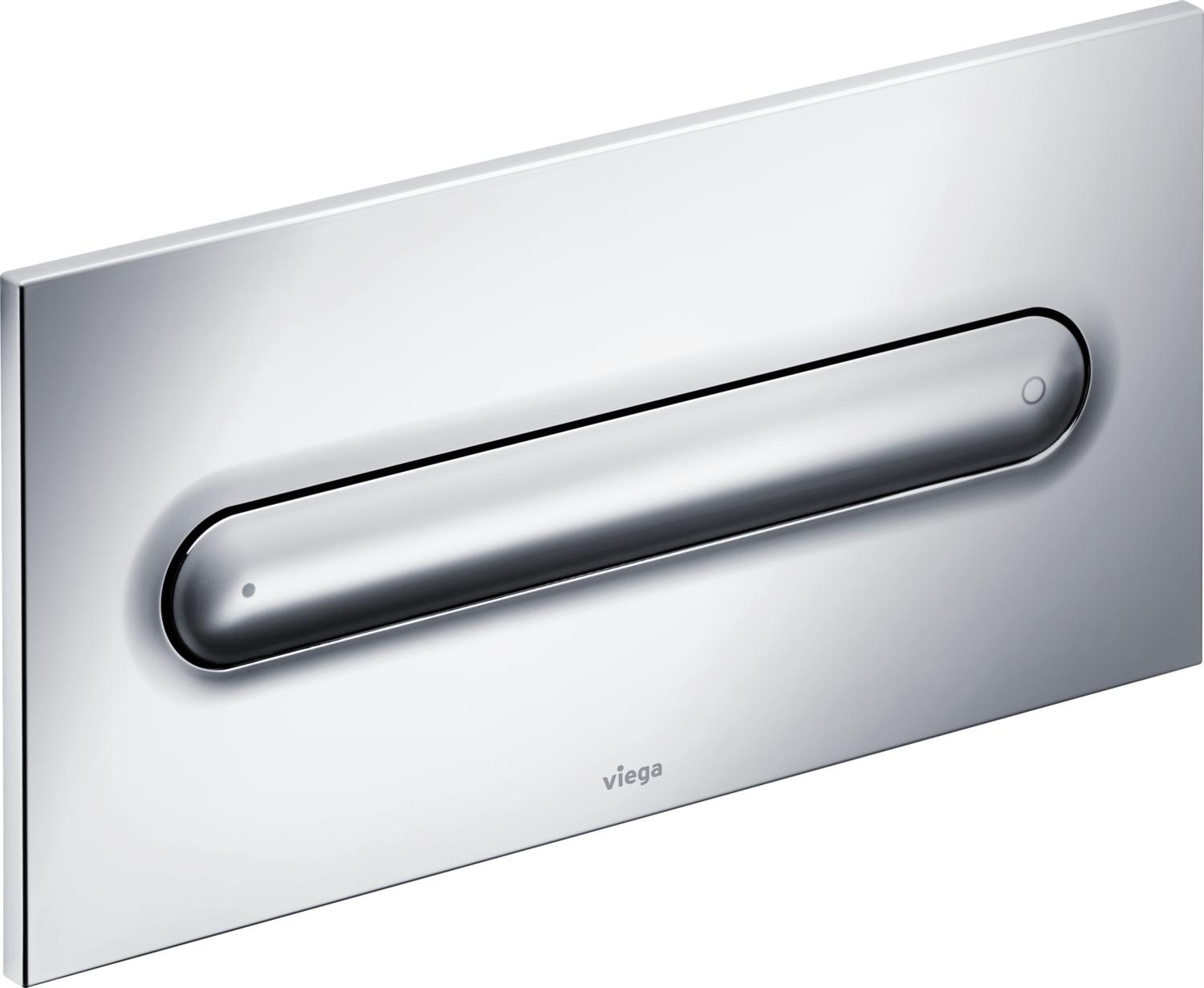 Viega Visign botón de descarga para WC cromo brillante 597115