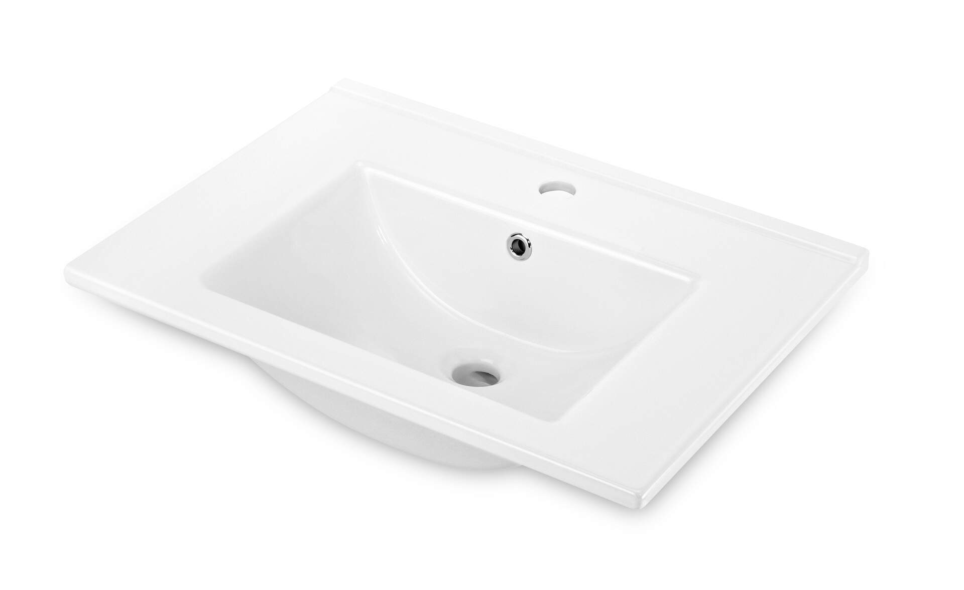 Deante Floks lavabo 60x45 cm rectangular empotrado blanco CDI_6U6M