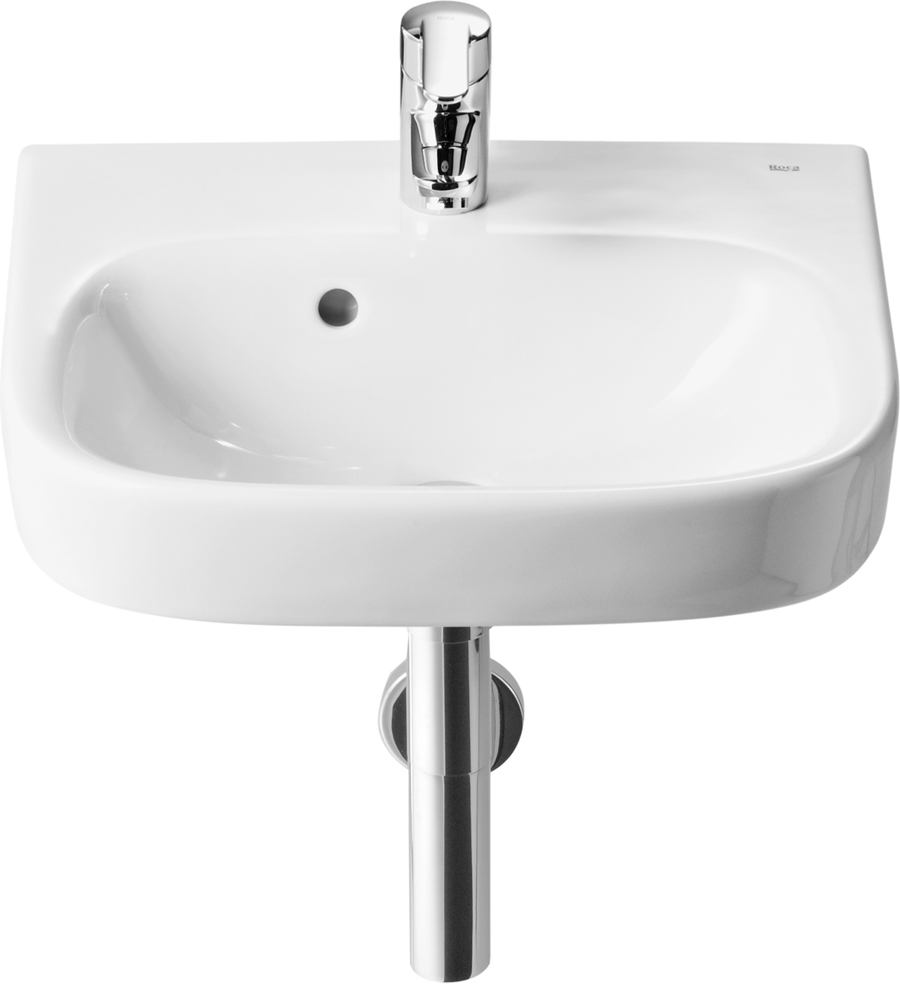 Roca Debba lavabo 35x30 cm semicircular clásico blanco A325999000