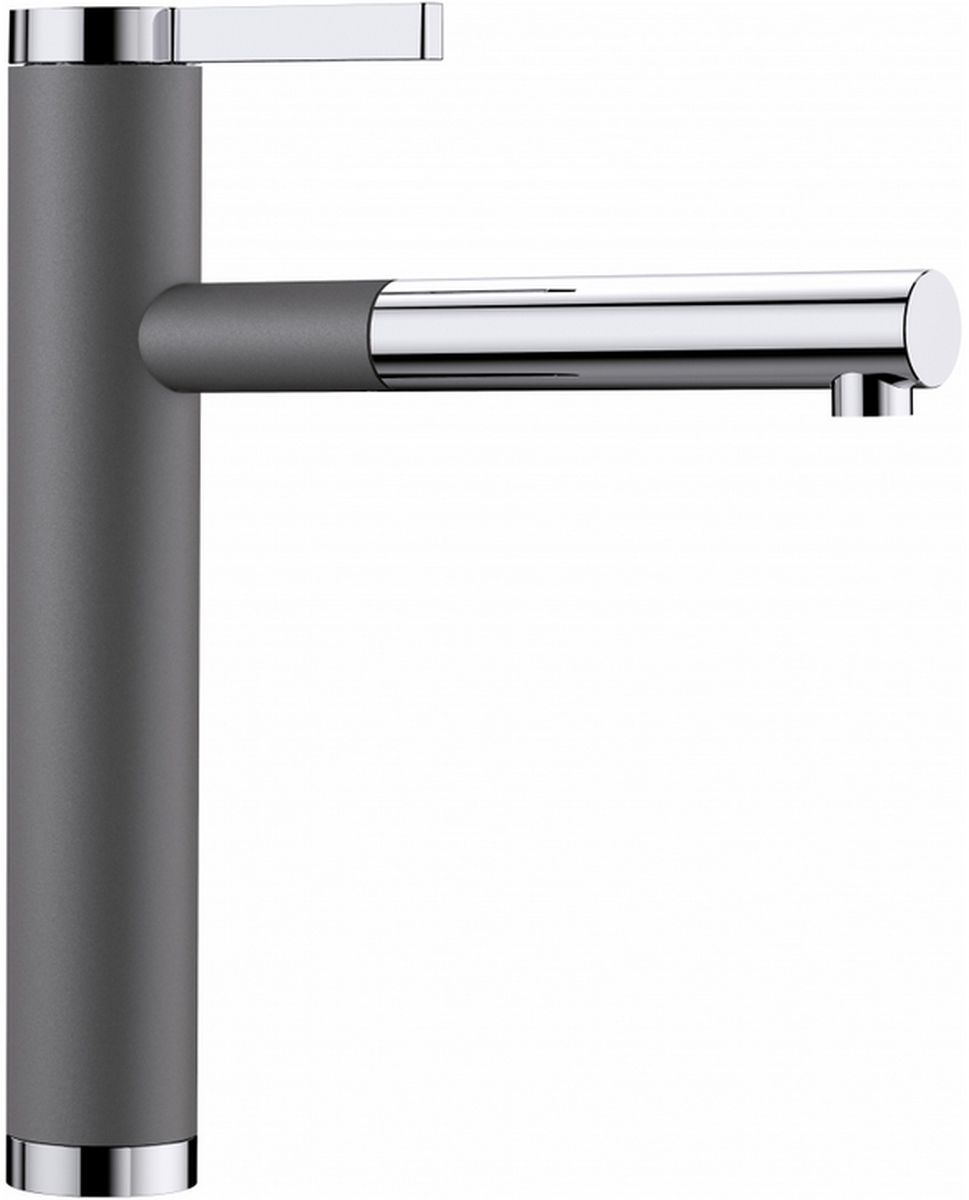 Blanco Linee-S grifo de cocina de pie cromo-grafito/gris 518804