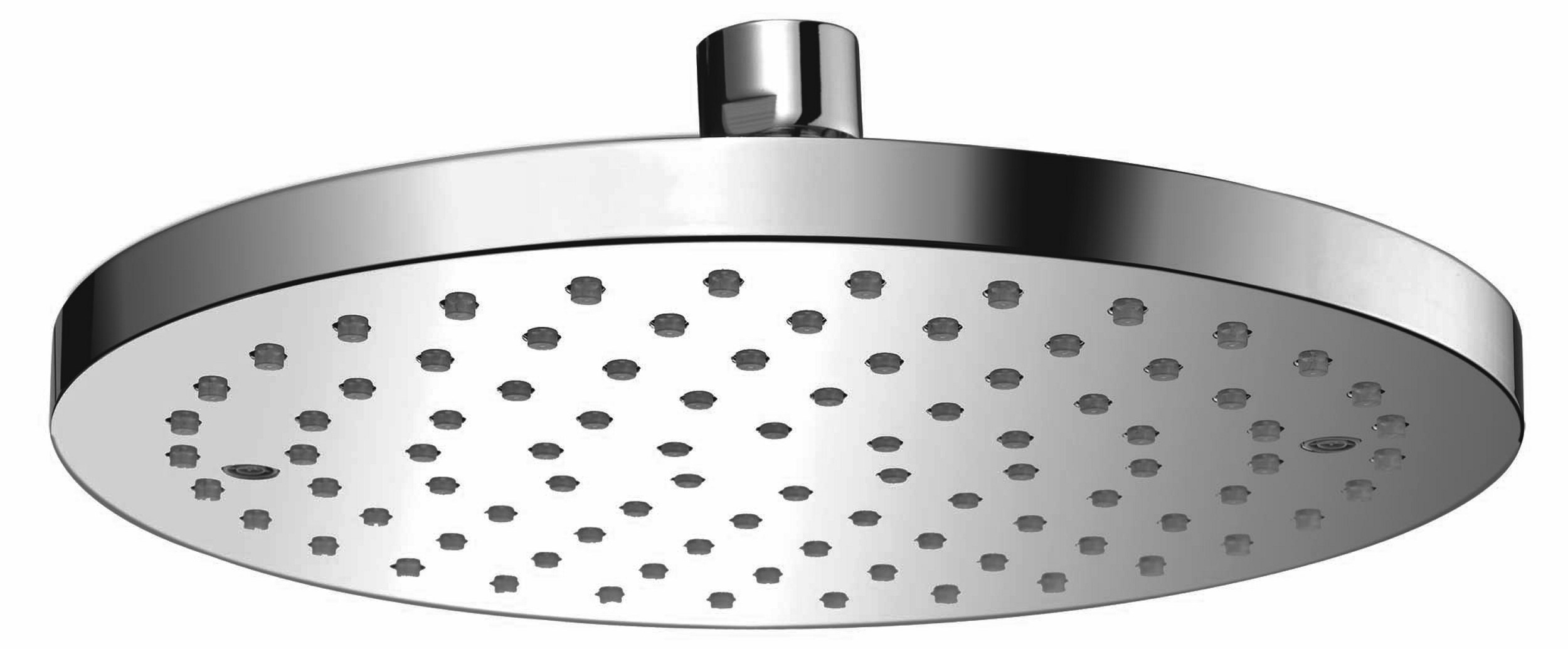 Omnires Ocean ducha con efecto lluvia 25x25 cm circular cromo WGR125CR