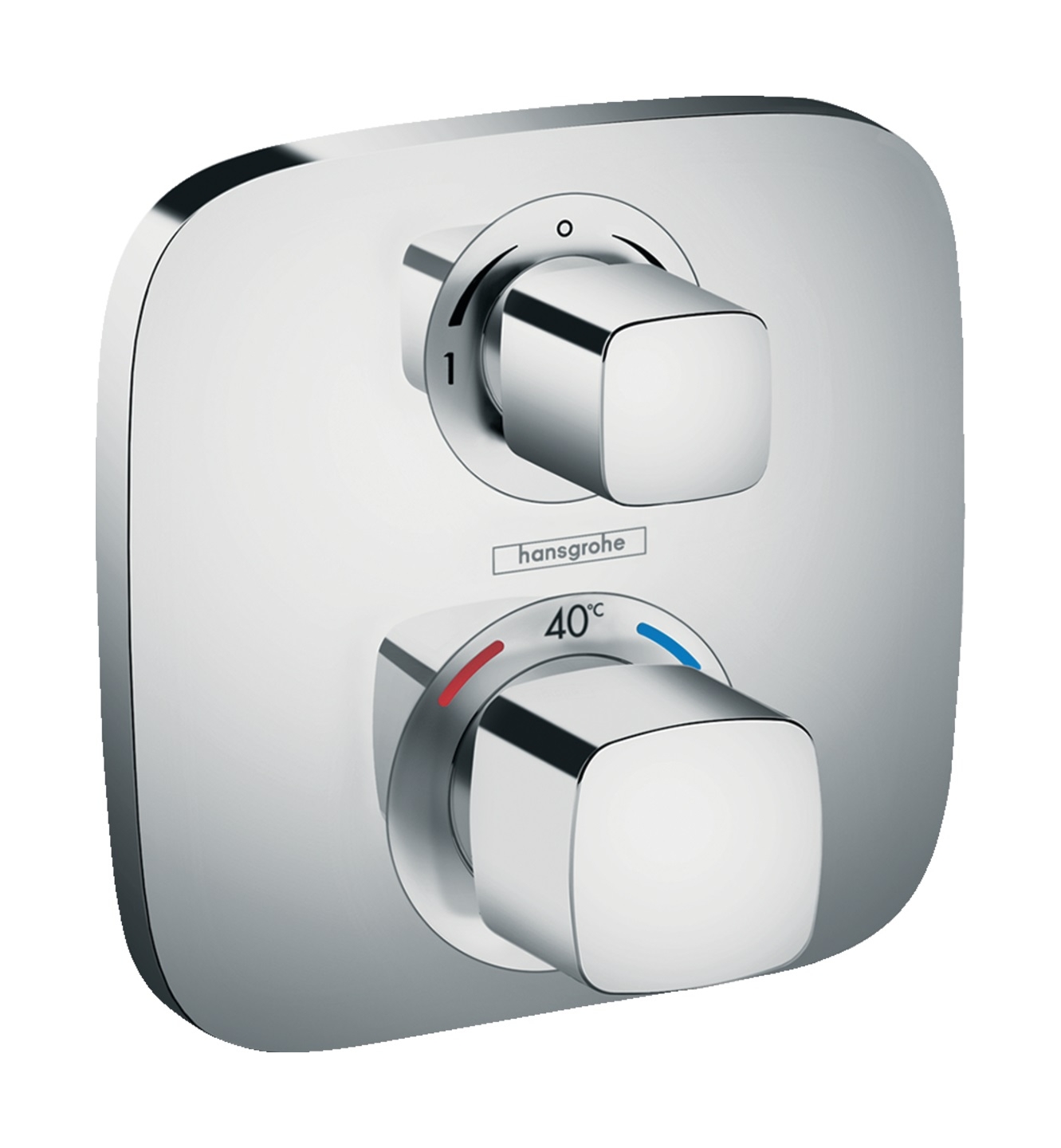 Hansgrohe Ecostat grifo de bañera y ducha empotrado con termostato cromo 15708000