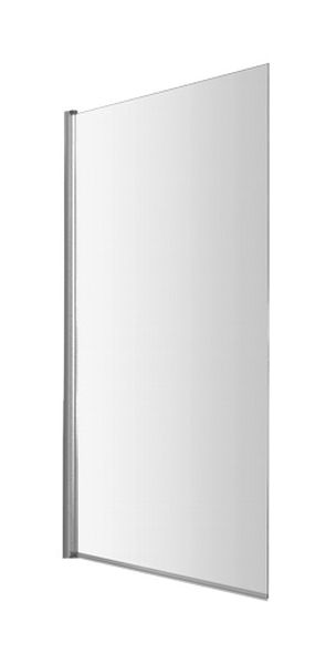 Omnires Kenton mampara de bañera 70 cm una pieza cromo brillo/vidrio transparente MP75CRTR