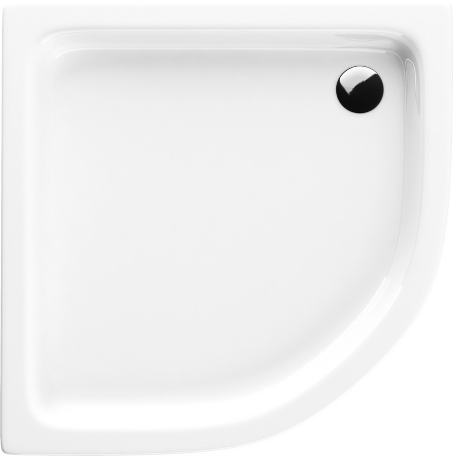 Schedpol Grando Plus plato de ducha semicircular 80x80 cm blanco 3.0128