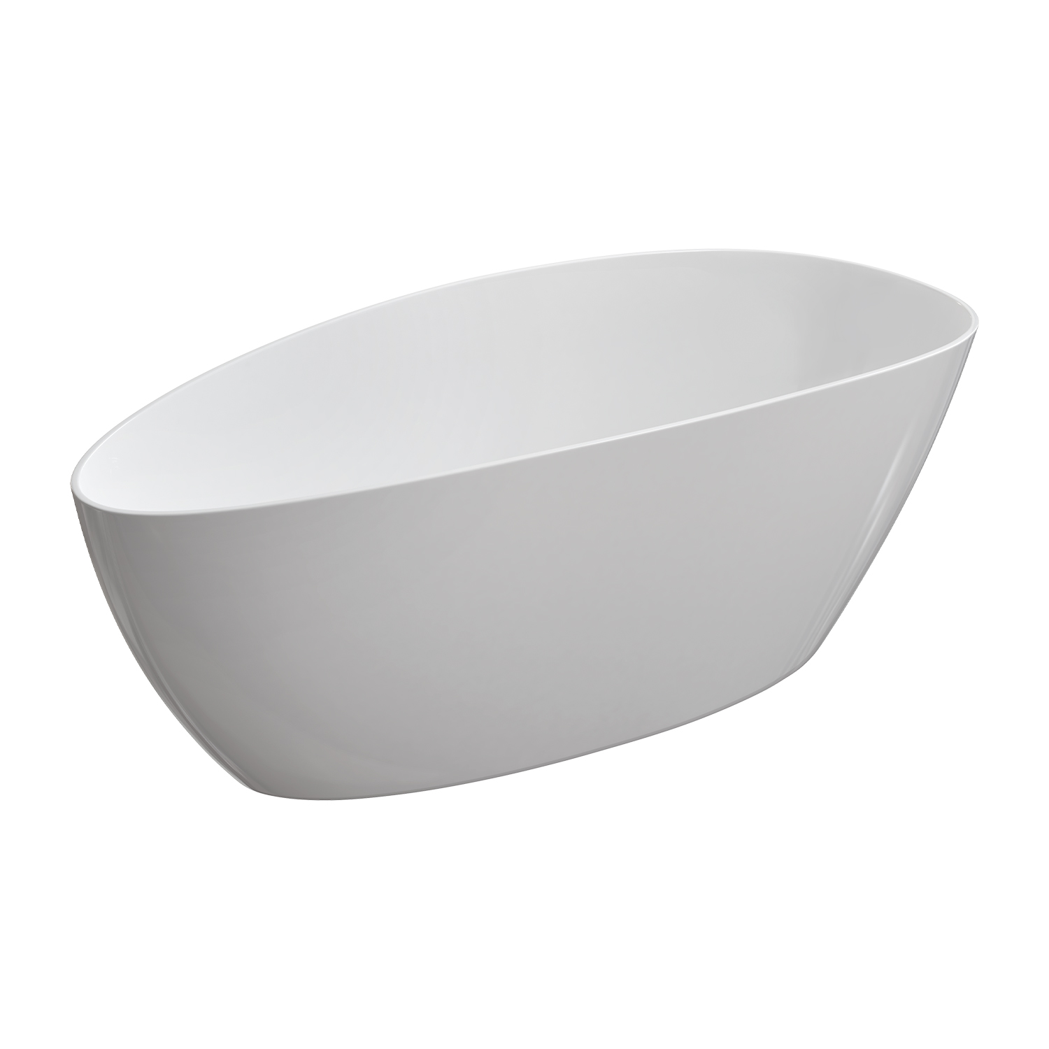 Omnires M+ bañera exenta 170x77 cm oval blanco BARCELONAXLBP
