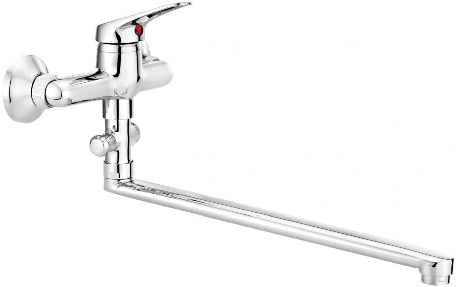 Deante Neo Lobo grifo para lavabo a pared cromo BYU_056M