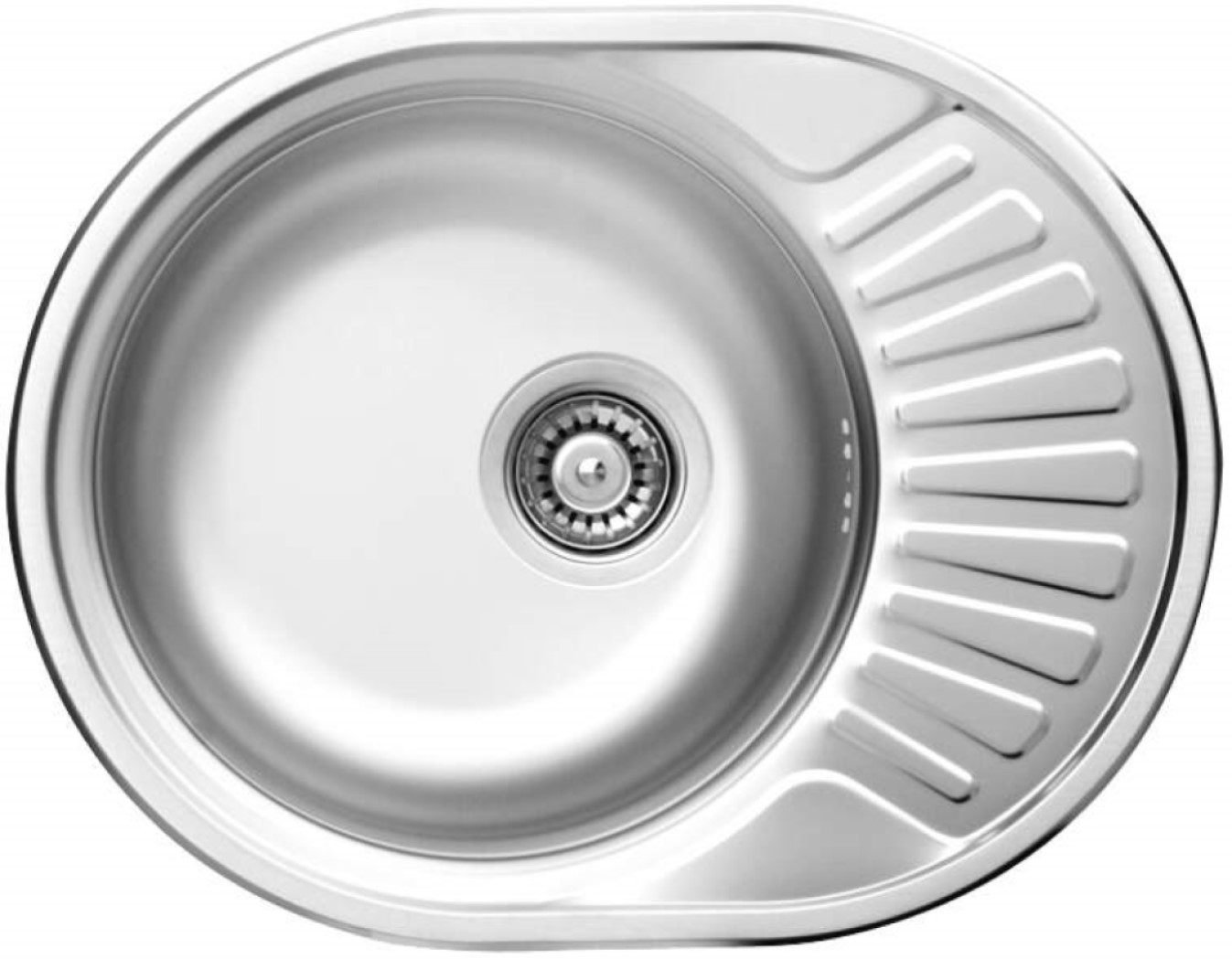 Deante Twist fregadero de acero 58x44.5 cm acero ZEU_011C