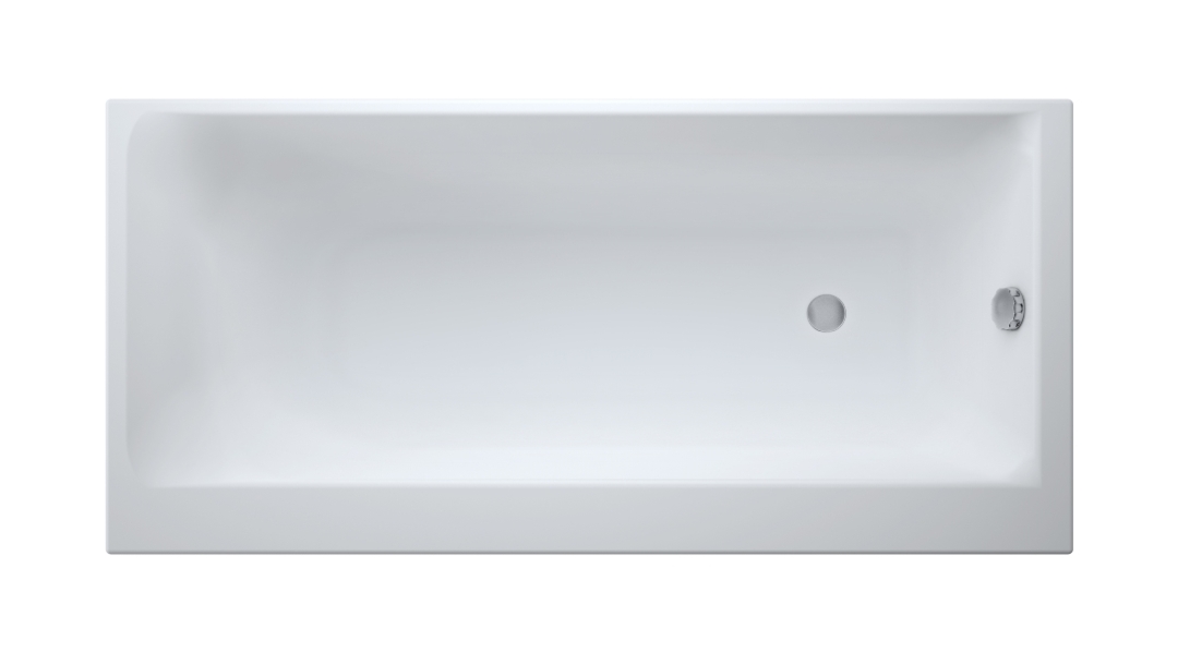 Cersanit Smart bañera rectangular 160x80 cm blanco S301-119