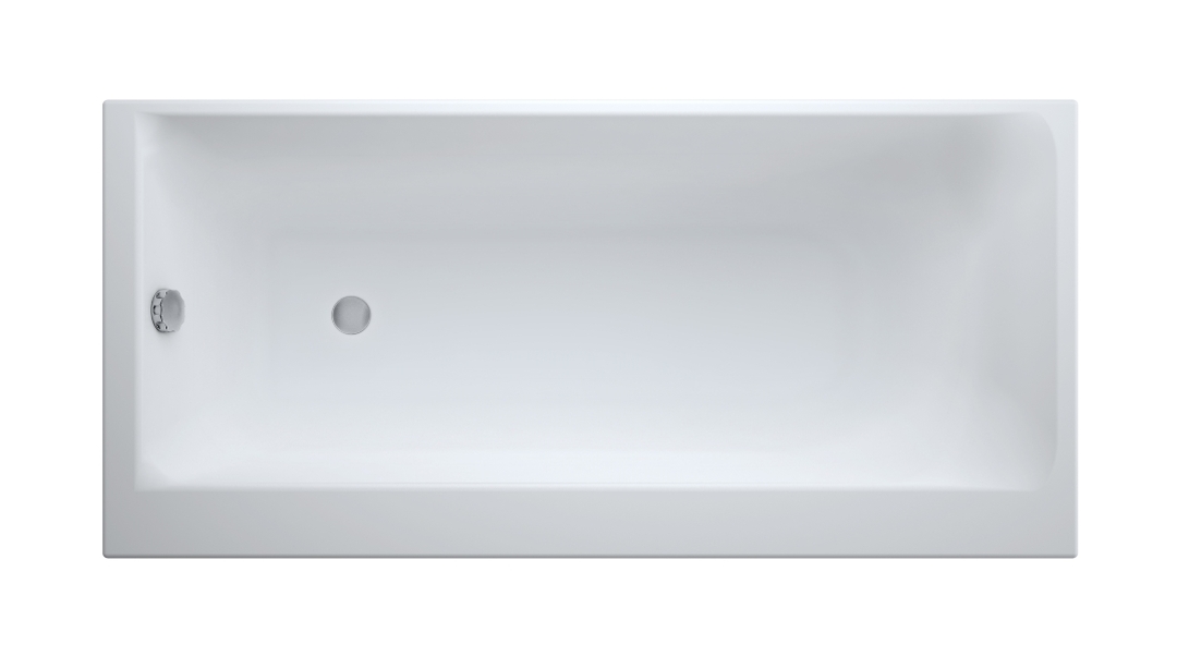 Cersanit Smart bañera rectangular 170x80 cm blanco S301-116