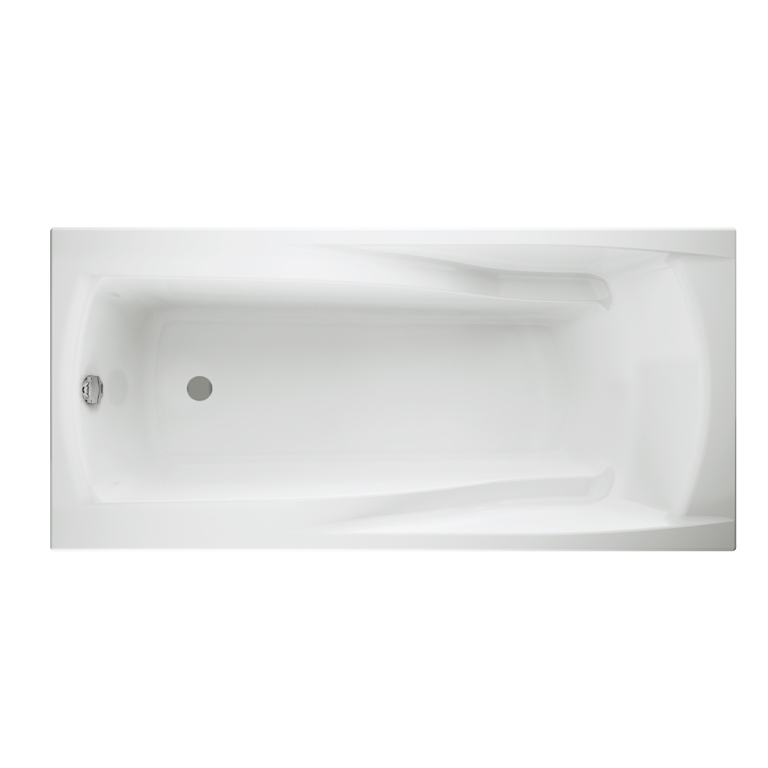 Cersanit Zen bañera rectangular 180x85 cm blanco S301-129