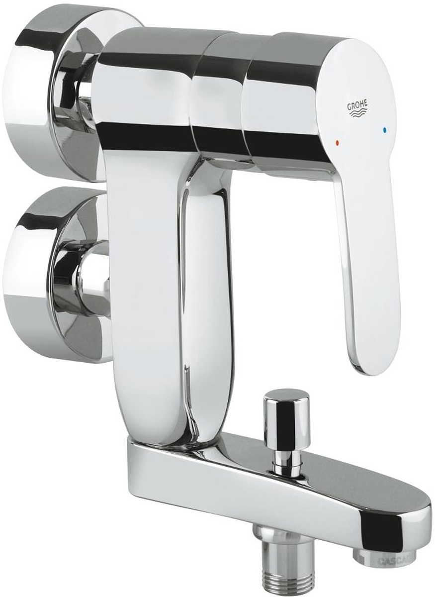 Grohe Eurostyle Cosmopolitan grifo de bañera y ducha a pared StarLight Chrome 23301000
