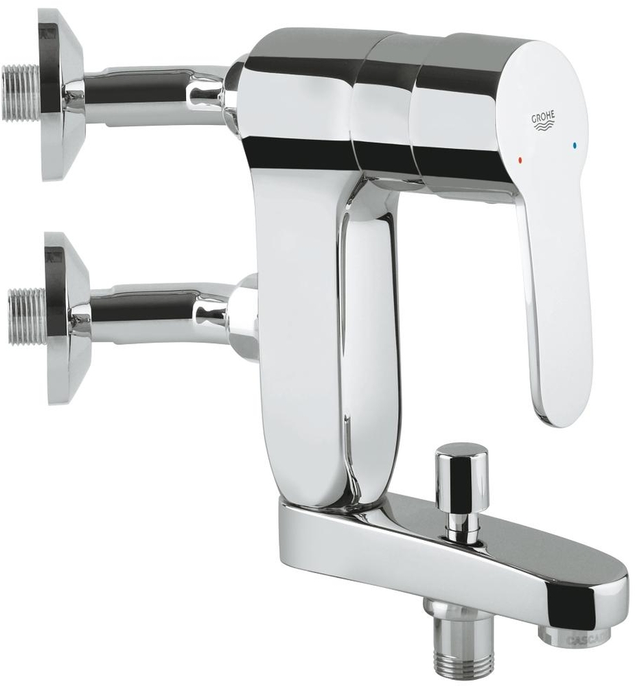 Grohe Eurostyle Cosmopolitan grifo de bañera y ducha a pared StarLight Chrome 23302000