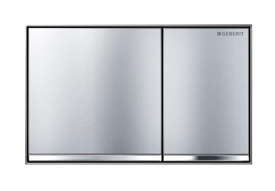 Geberit Omega60 botón de descarga para WC cromo brillante-cromo mate 115.081.GH.1