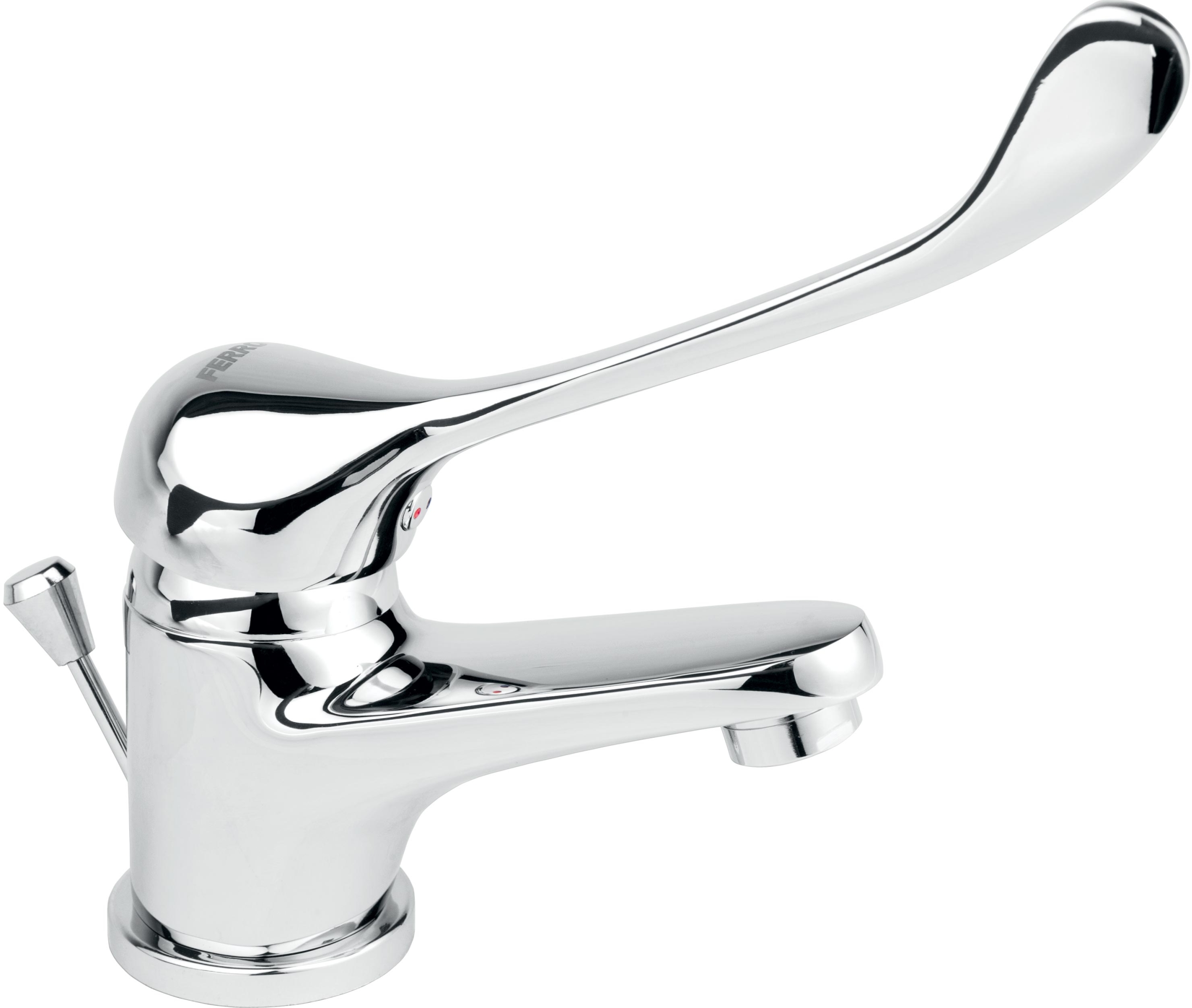 Ferro Vasto Medico grifo para lavabo de pie cromo BVAM2