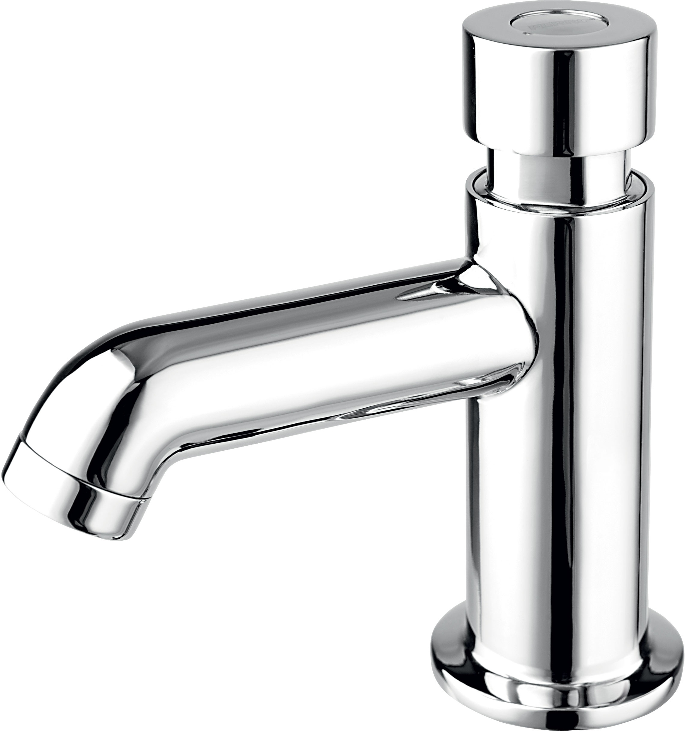 Ferro Presstige grifo de lavabo de pie pulsador cromo Z201