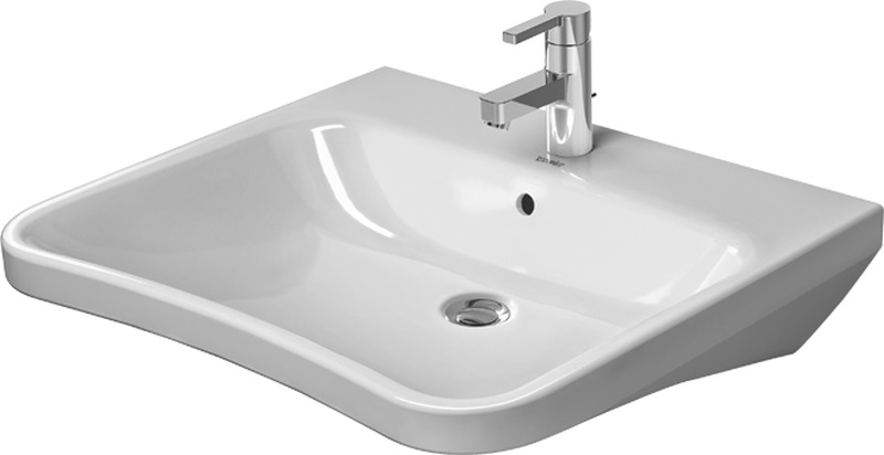 Duravit DuraStyle lavabo 65x57 cm rectangular clásico para discapacitados blanco 2329650000