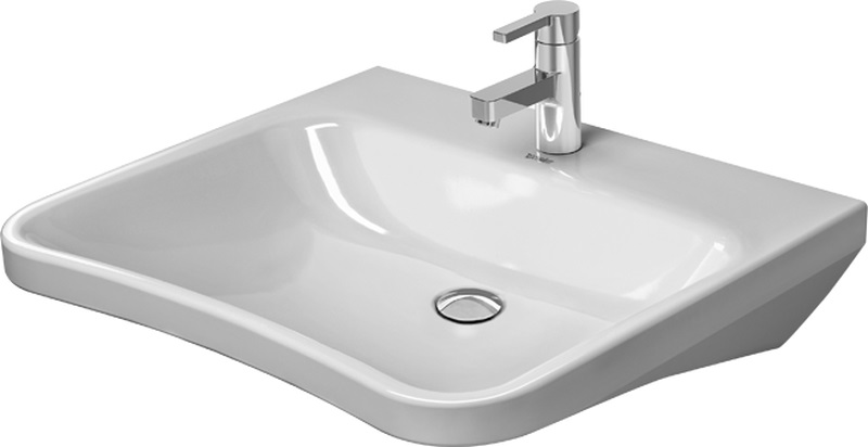 Duravit DuraStyle lavabo 65x57 cm rectangular clásico para discapacitados blanco 2330650000