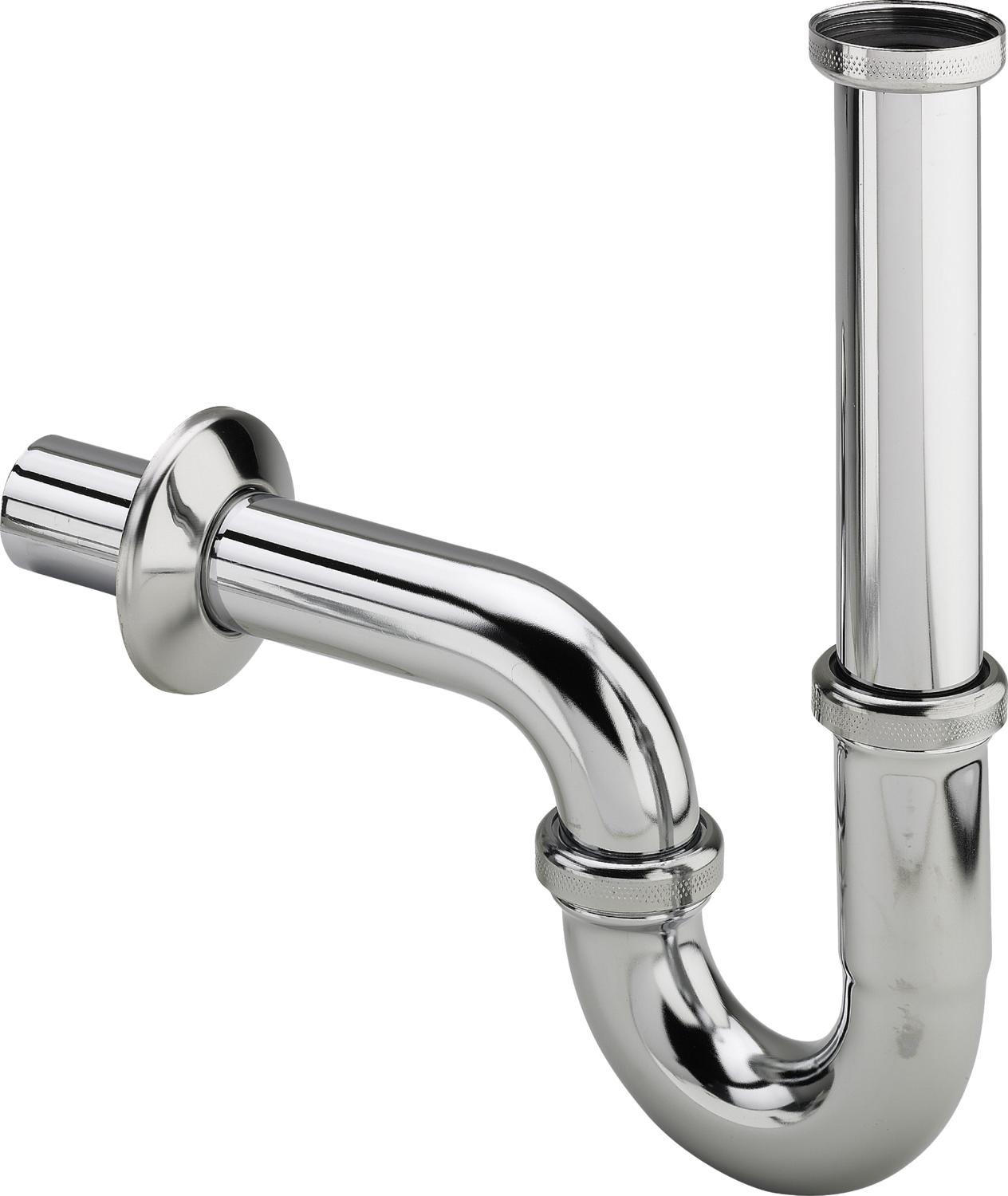 Viega sifón de lavabo tubular cromo 193645