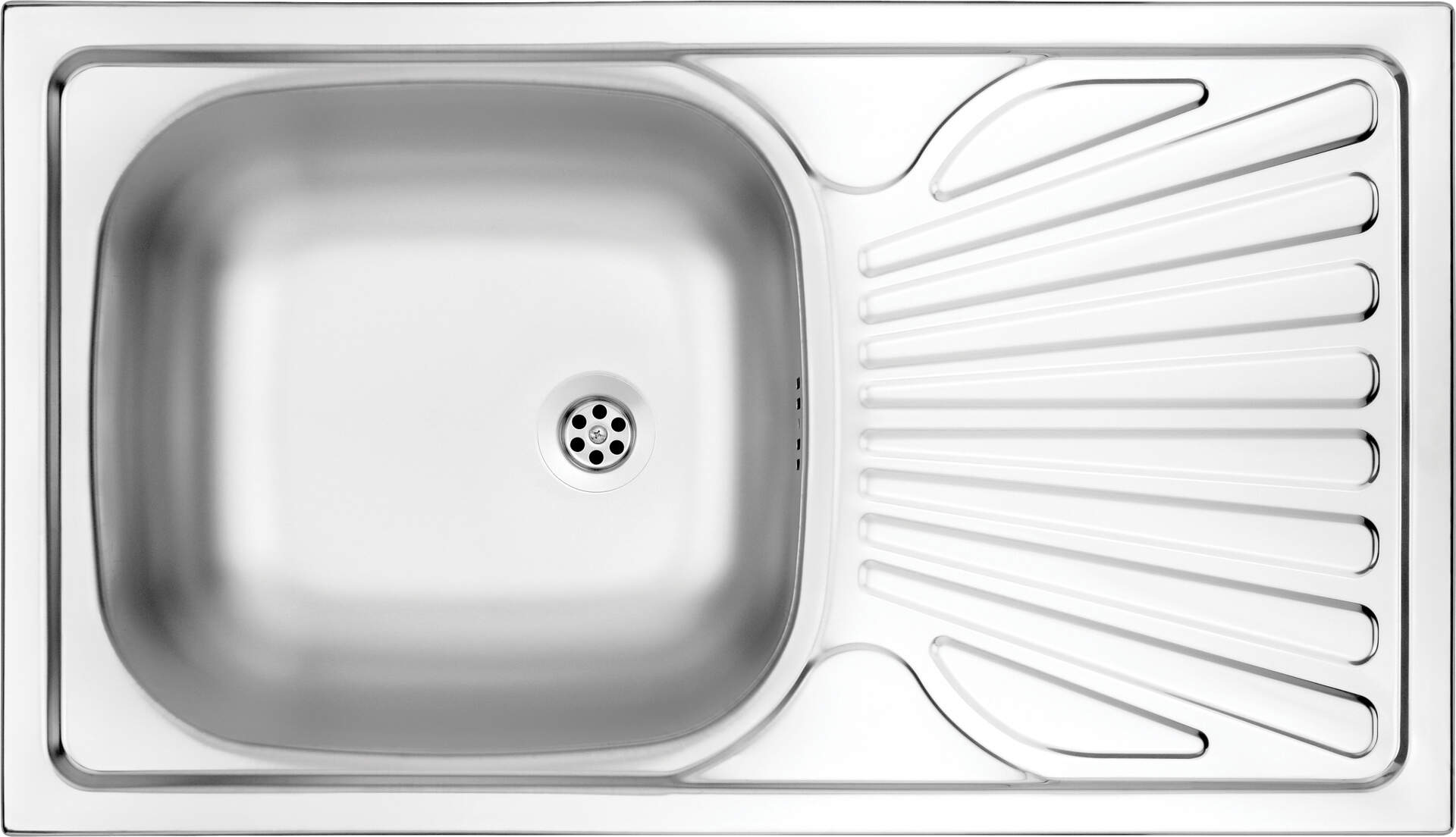 Deante Techno fregadero de acero 76x43.5 cm ZMU_3110