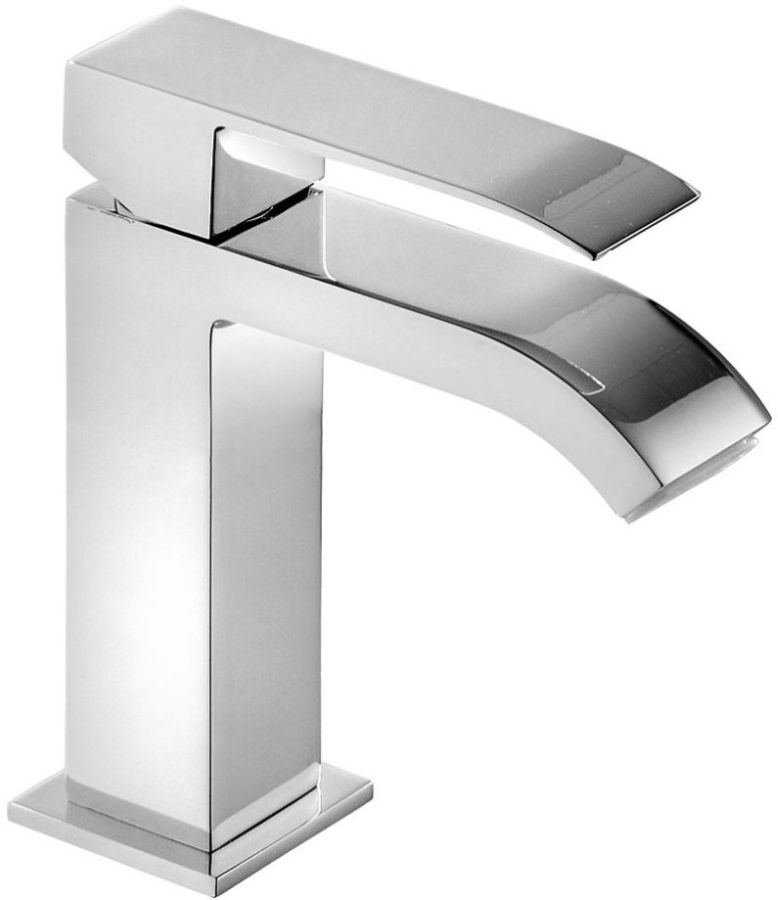 Tres Cuadro-Tres grifo para lavabo de pie cromo 006.101.01