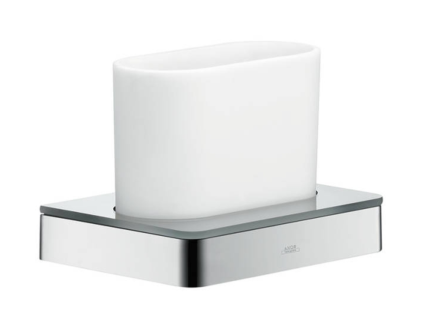 Axor Universal recipiente para cepillos de dientes blanco-cromo 42834000