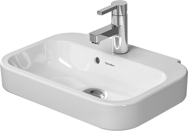 Duravit Happy D.2 lavabo 50x36 cm rectangular clásico blanco 07095000001
