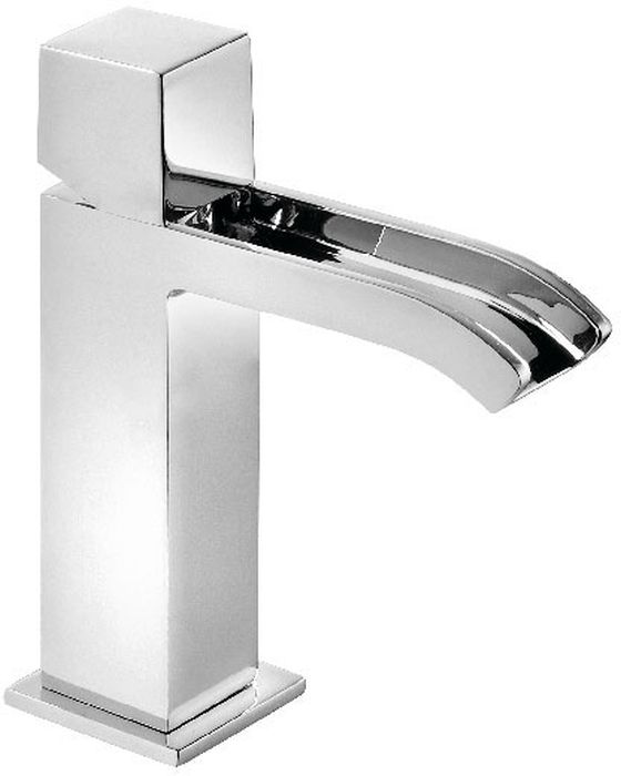 Tres Cuadro-Tres grifo para lavabo de pie cromo 006.110.02