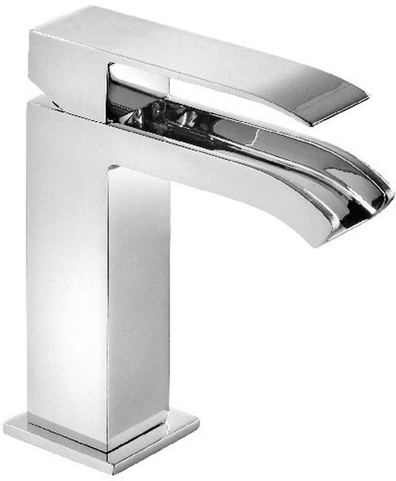 Tres Cuadro-Tres grifo para lavabo de pie cromo 006.110.01.D