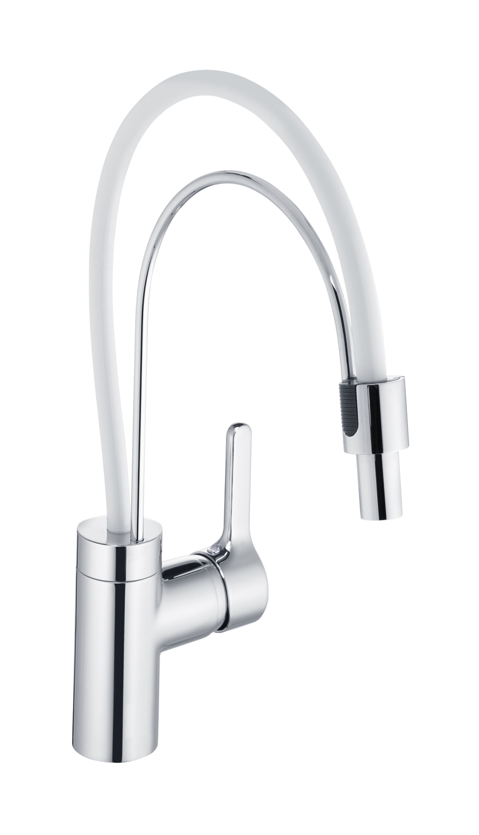 Kludi Bingo Star grifo de cocina de pie cromo-blanco 428590578