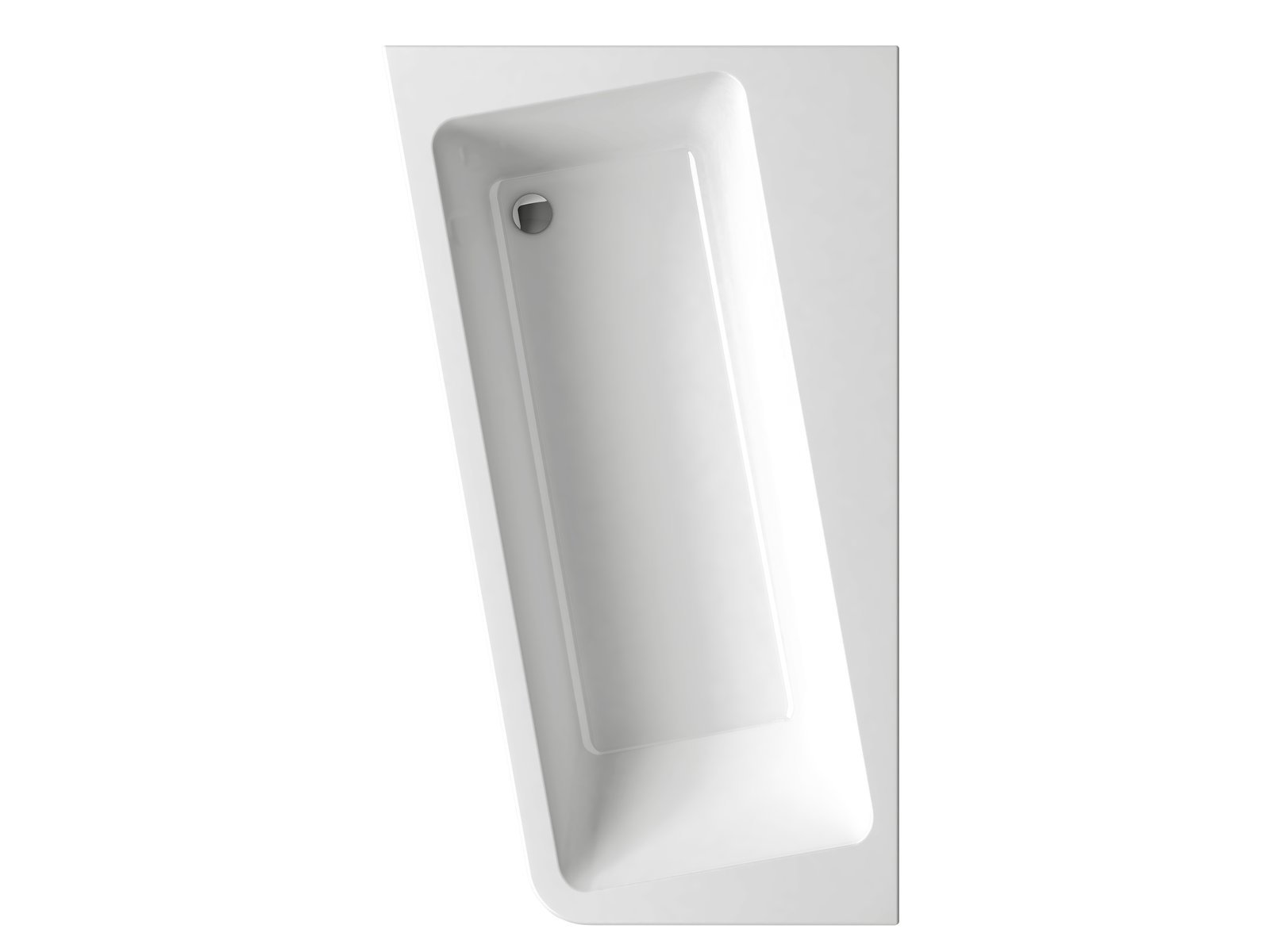 Ravak 10° bañera de esquina 160x95 cm izquierda blanco C831000000