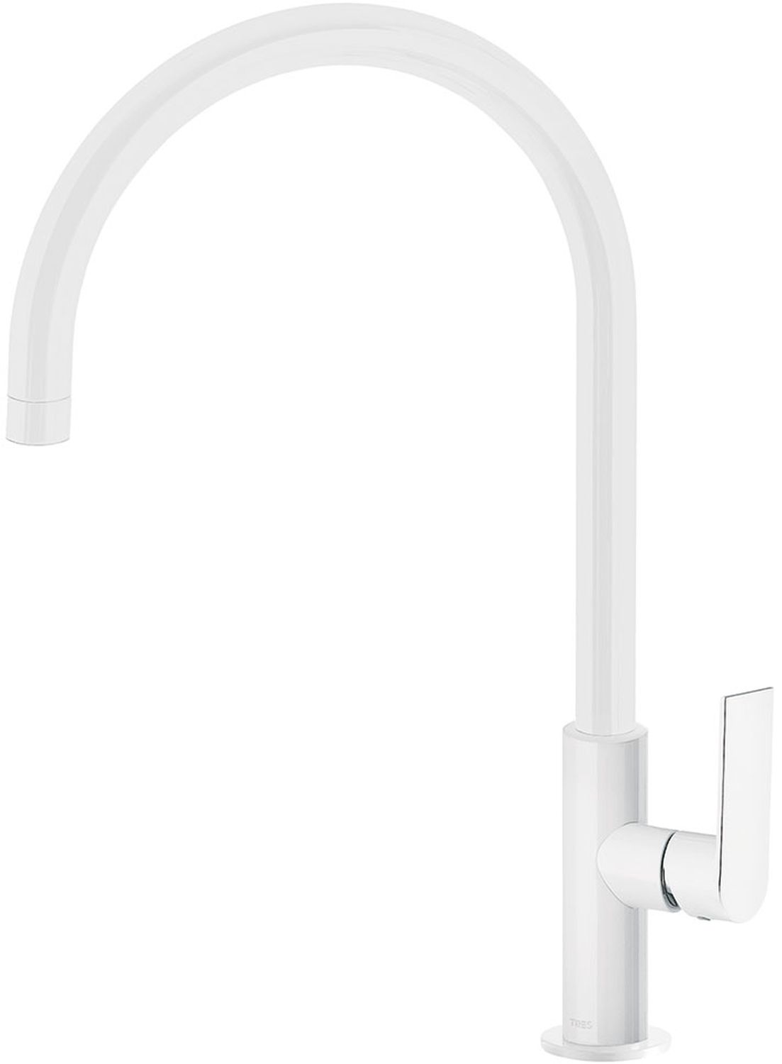 Tres Loft Colors grifo de cocina de pie blanco 200.440.02.BM