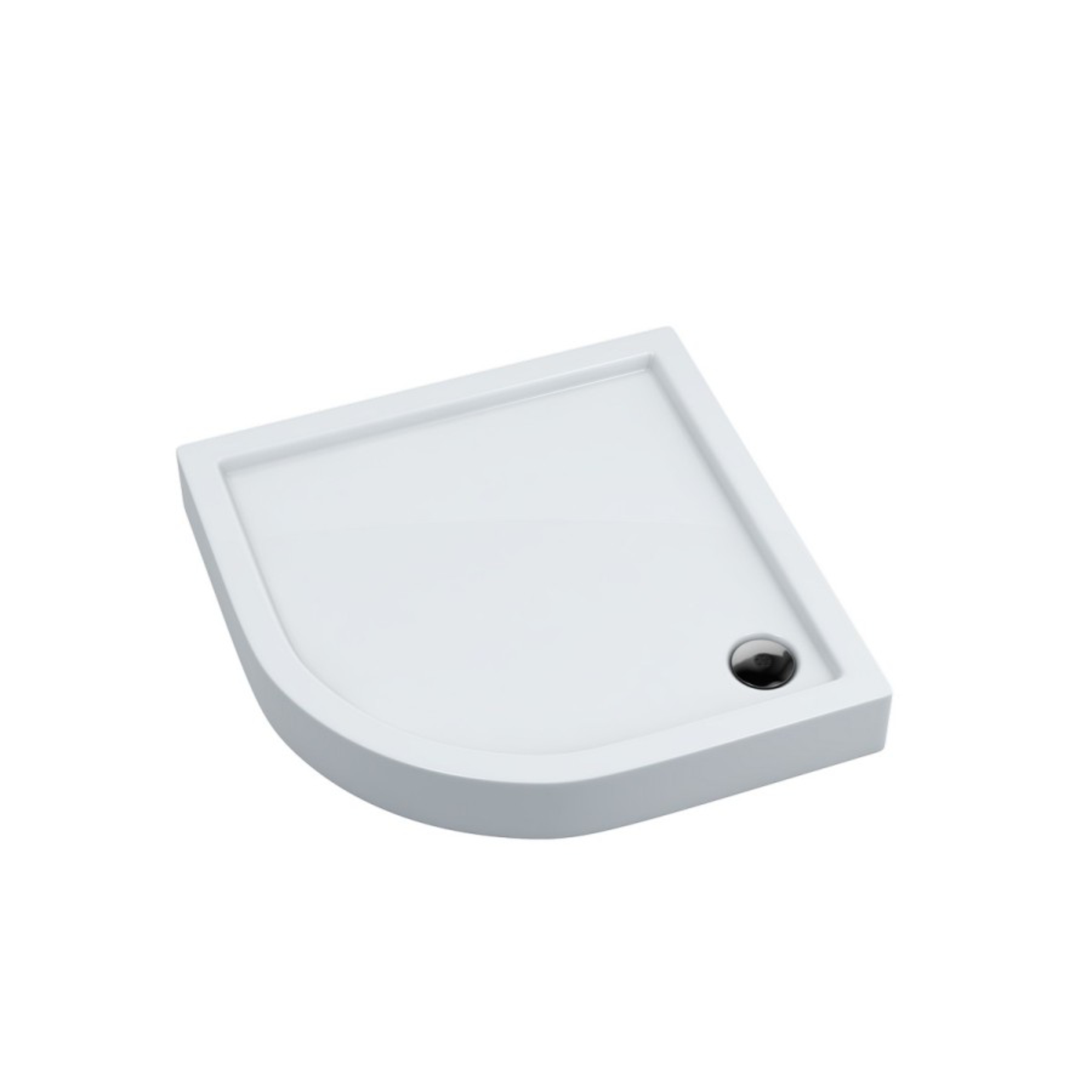 Schedpol Competia plato de ducha semicircular 90x90 cm blanco 3.0164