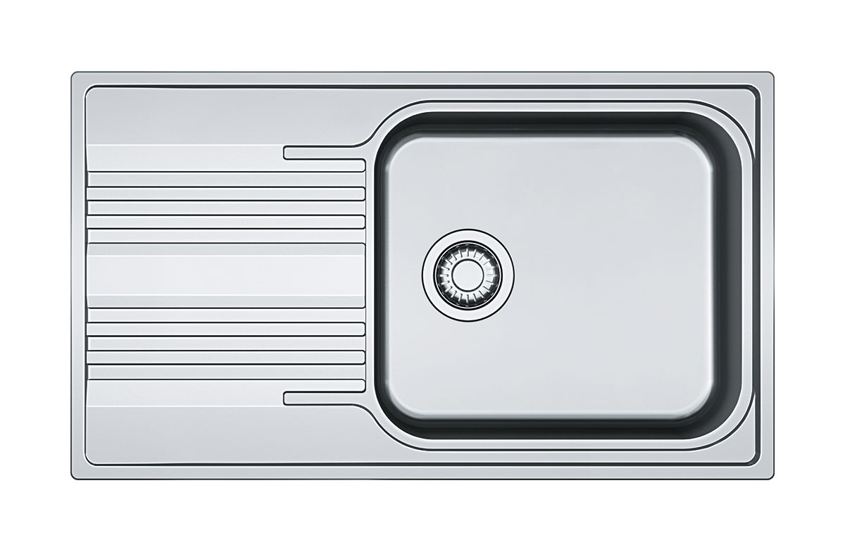 Franke Smart fregadero de acero 86x50 cm 101.0299.315