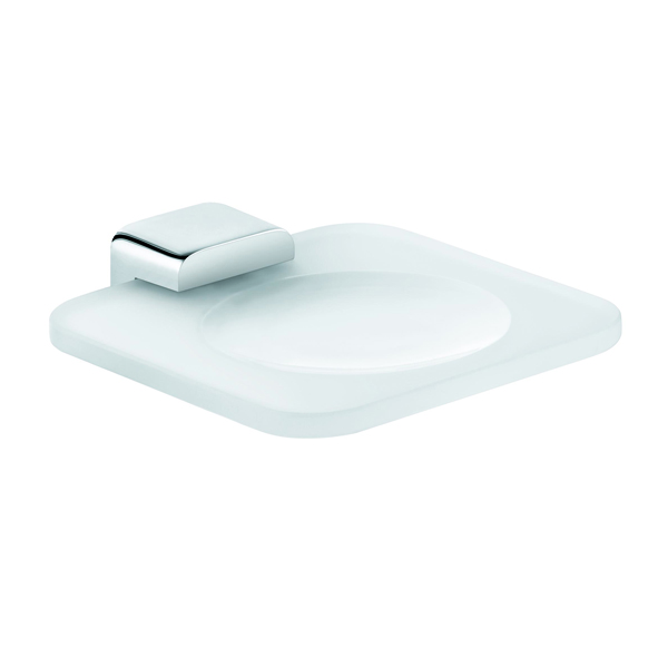 Kludi E2 jabonera de pared cromo-blanco 4998505