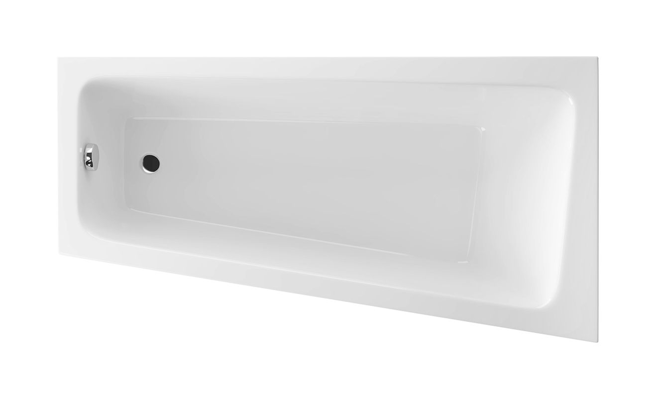 Excellent Ava Side bañera de esquina 150x80.5 cm derecha blanco WAEX.AVP15WH