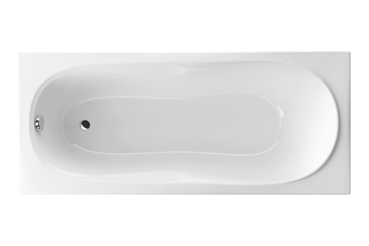 Excellent Sekwana bañera rectangular 159.5x70.5 cm blanco WAEX.SEK16WH
