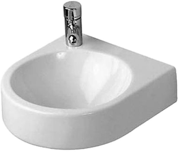 Duravit Architec lavabo 38x36 cm semicircular clásico blanco 0766350009