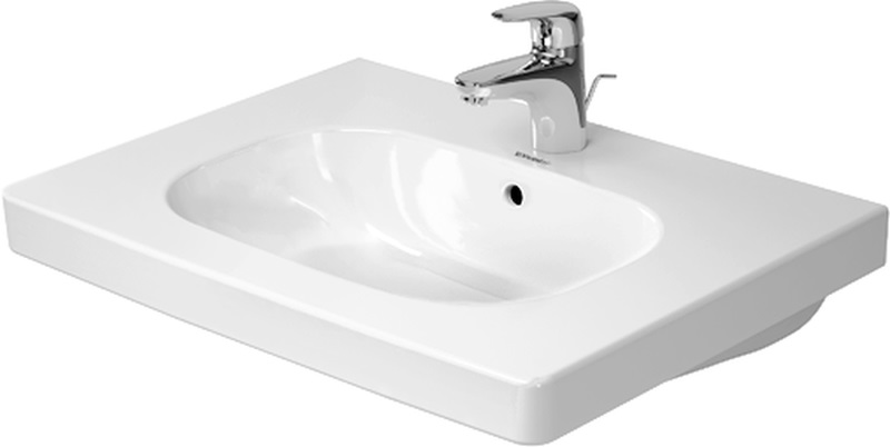 Duravit D-Code lavabo 65x48.5 cm rectangular clásico-para mueble blanco 03426500002