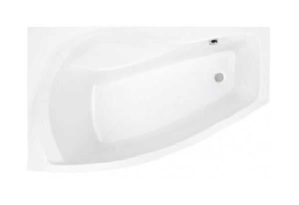 Roca Nicole bañera de esquina 140x75 cm izquierda blanco A24T105000