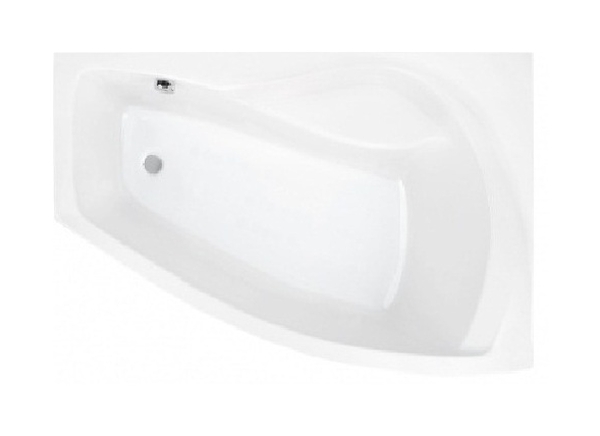 Roca Nicole bañera de esquina 160x80 cm derecha blanco A24T161000